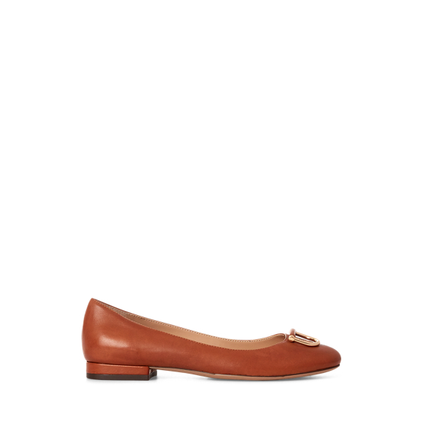 Galyn Leather Flat Lauren in 1