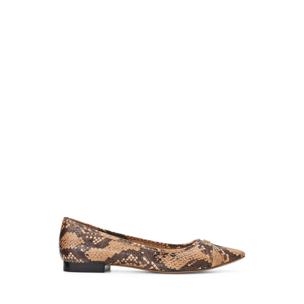 Halena II Snakeskin Flat Lauren 1