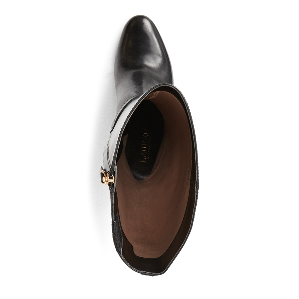 Black Annesley Leather Boot Lauren 5