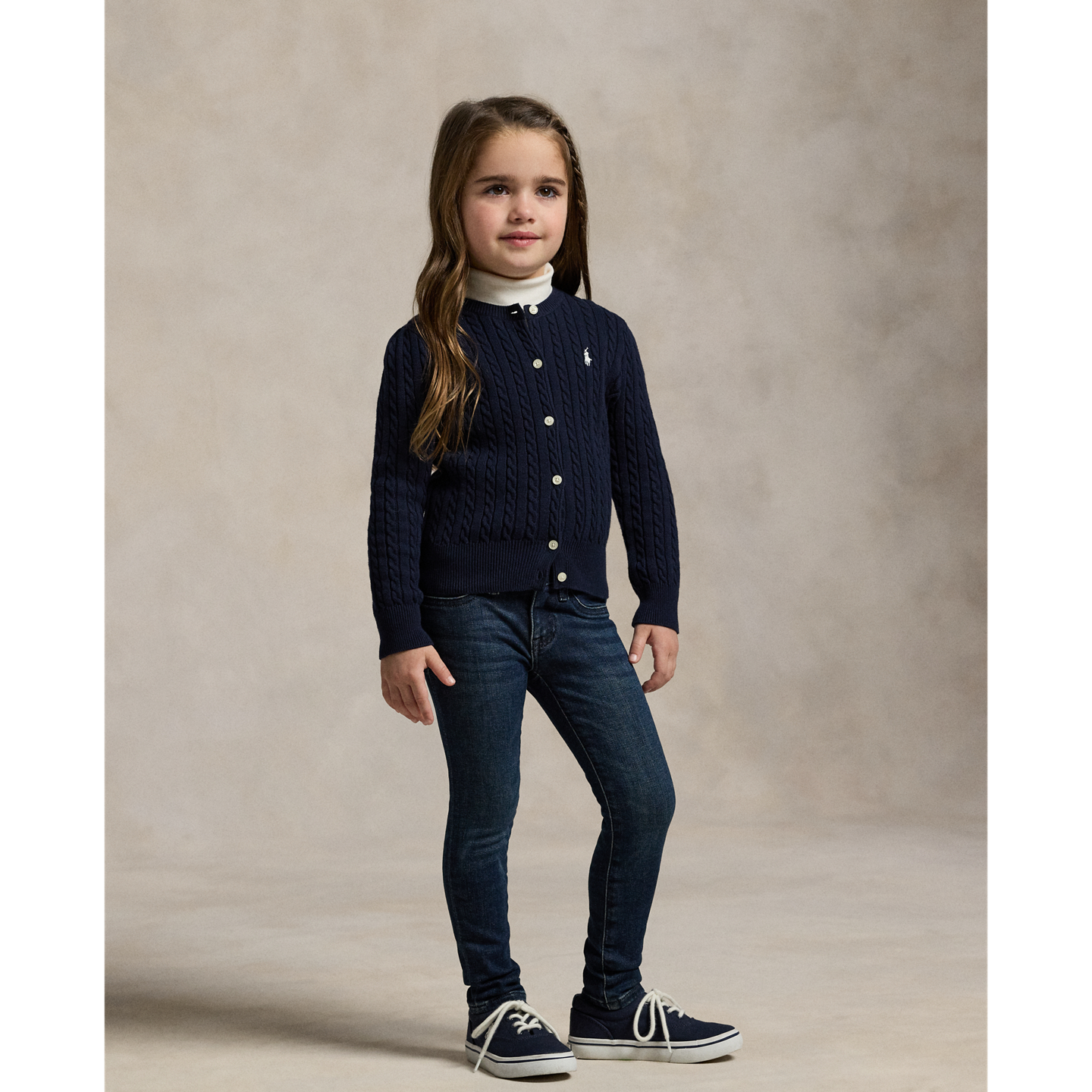 Детские леггинсы Ralph Lauren Aubrie Denim, цвет: Варёный — фото 4