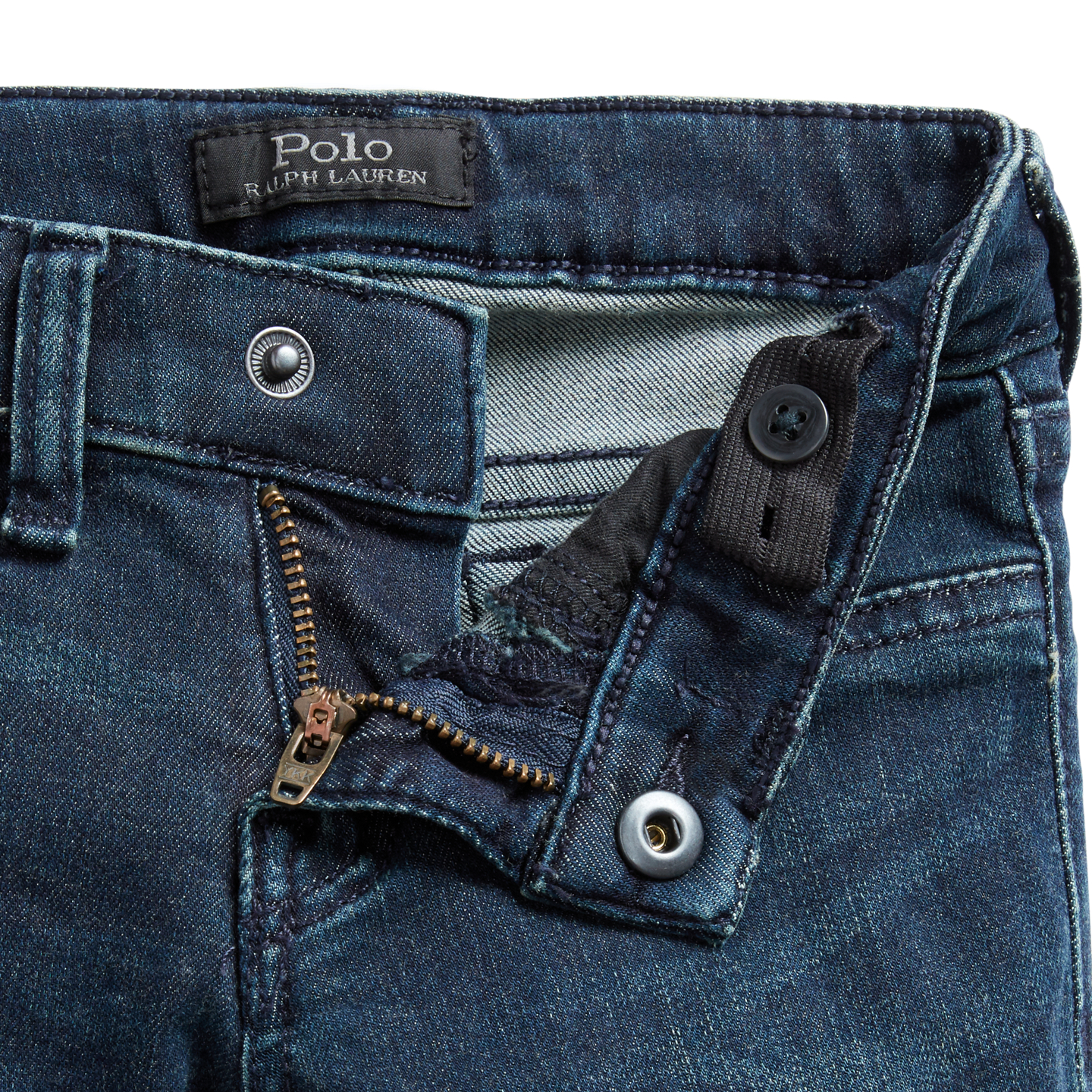 Детские леггинсы Ralph Lauren Aubrie Denim, цвет: Варёный — фото 5