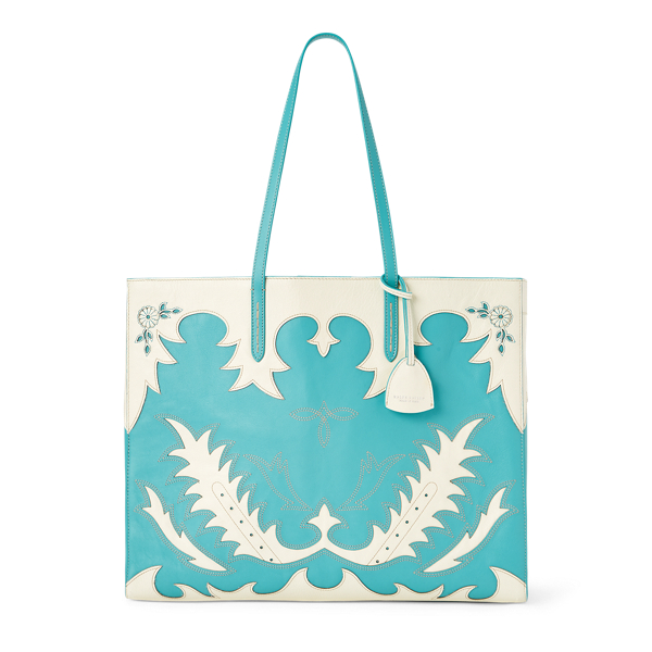Calfskin Oversize Tote Bag Ralph Lauren Collection 1