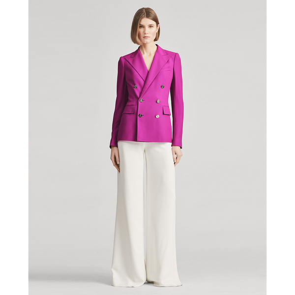 Fuchsia Camden Cashmere Jacket Ralph Lauren Collection 4