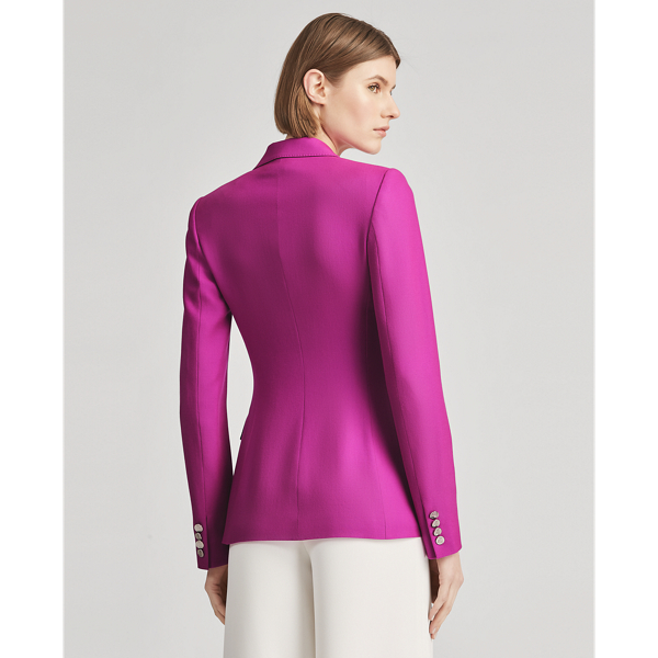 Fuchsia Camden Cashmere Jacket Ralph Lauren Collection 5