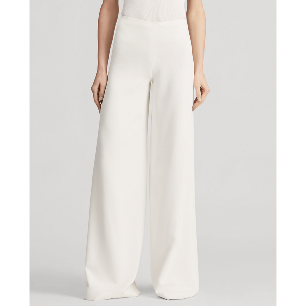 White Daria Wide-Leg Trouser Ralph Lauren Collection 4