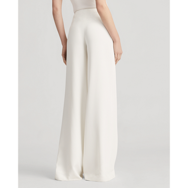 White Daria Wide-Leg Trouser Ralph Lauren Collection 5
