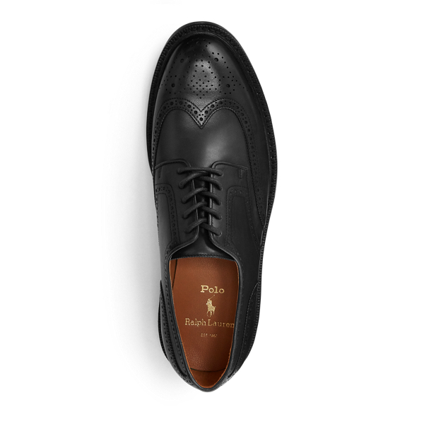 Asher Leather Wingtip Polo Ralph Lauren in Black 6