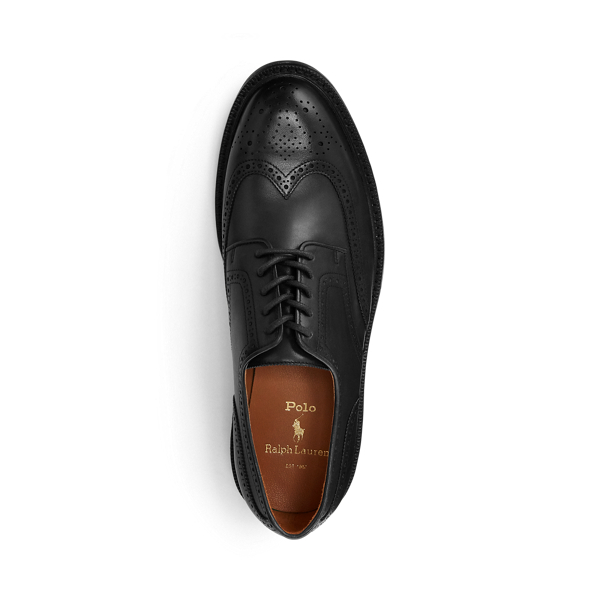 Asher Leather Wingtip Polo Ralph Lauren in Black 4