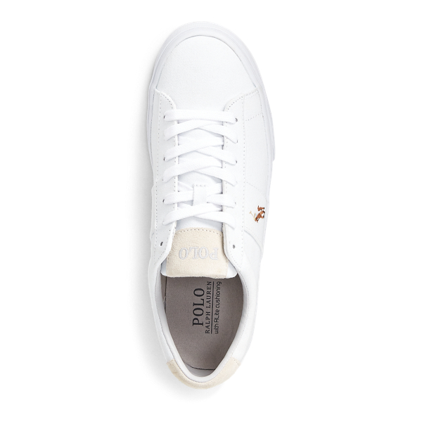 Polo ralph lauren sayer canvas trainer best sale