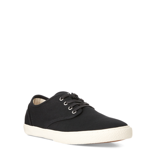 Black Ethan Canvas Sneaker Polo Ralph Lauren 3