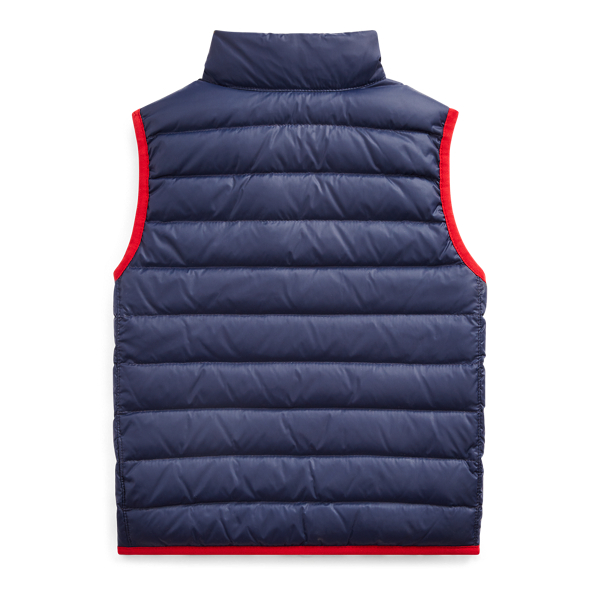 Refined Navy Packable Quilted Down Gilet Boys 1.5-6 Years 2