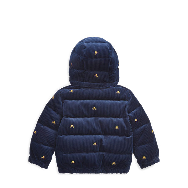 Refined Navy Multi Corduroy Down Hooded Jacket Boys 1.5-6 Years 2