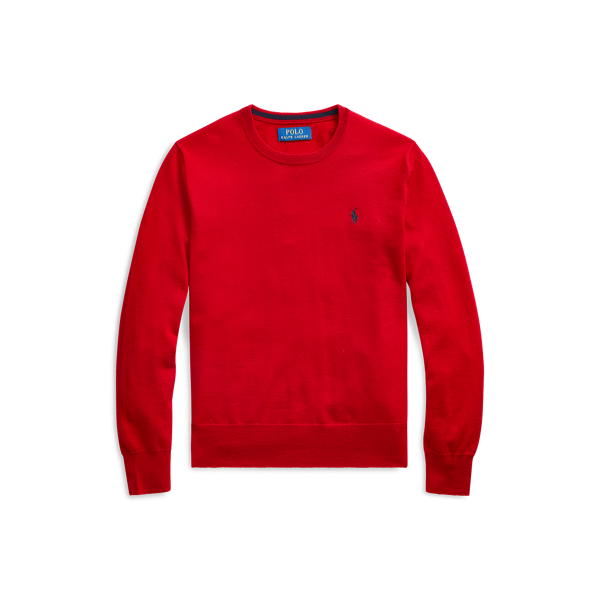 Wool Crewneck Jumper Boys 6-14 Years 1