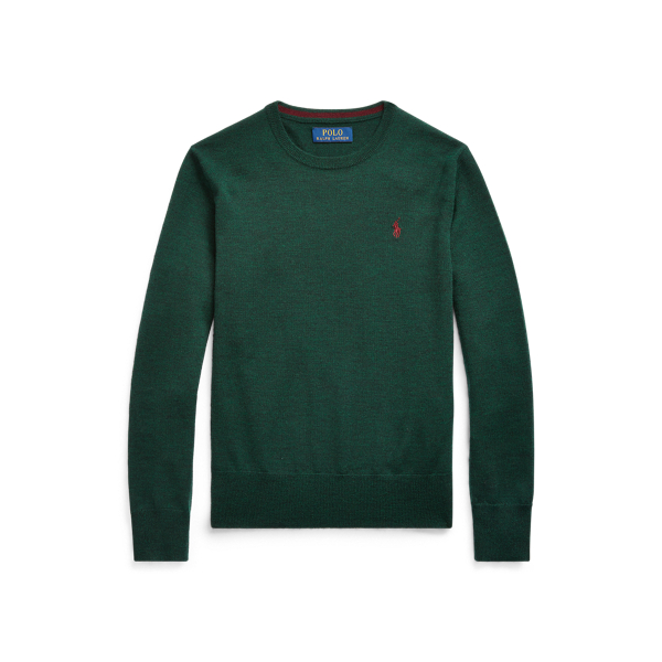 Rundhalspullover aus Wolle BOYS 6-14 YEARS in 1