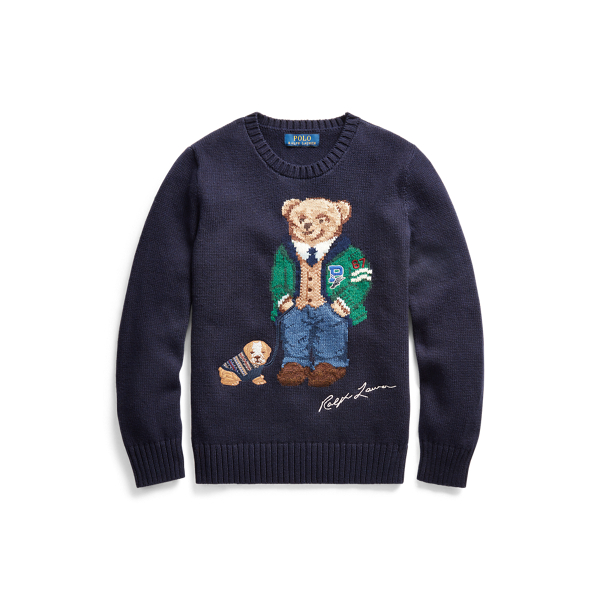Polo Bear Cotton-Wool Jumper Boys 6-14 Years 1