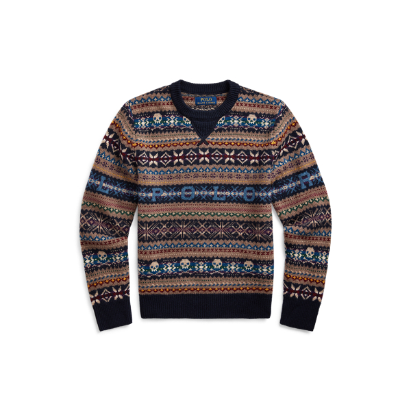 Polo Fair Isle Jumper Boys 6-14 Years 1