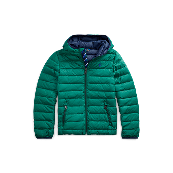 Chaqueta de plum&oacute;n plegable con capucha Boys 6-14 Years en 1