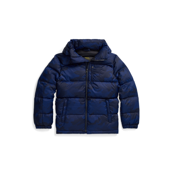 Hooded Camo Down Jacket Boys 6-14 Years 1