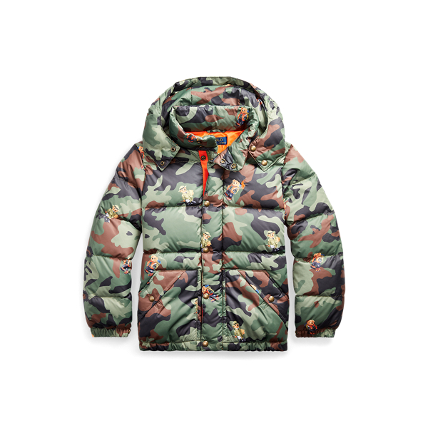 Bear camo down jacket on sale