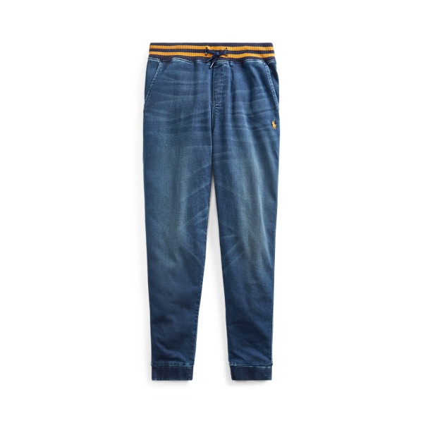 Stretch Denim Jogger Pant Boys 6-14 Years em 1