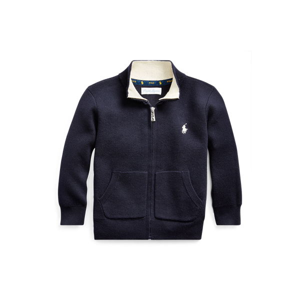 Jersey de algod&oacute;n con cremallera completa Baby Boy en 1