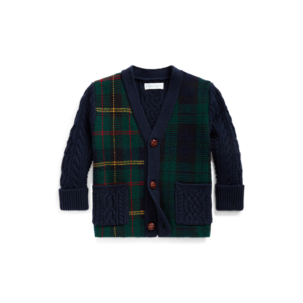 Patchwork Cardigan Baby Boy in 1