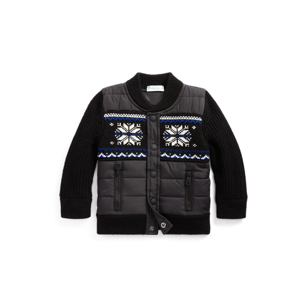 Pull&nbsp;&agrave; devant &agrave; pression Baby Boy en 1