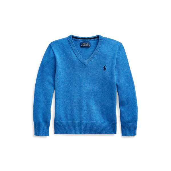 Cotton V-Neck Sweater Boys 1.5-6 Years in 1