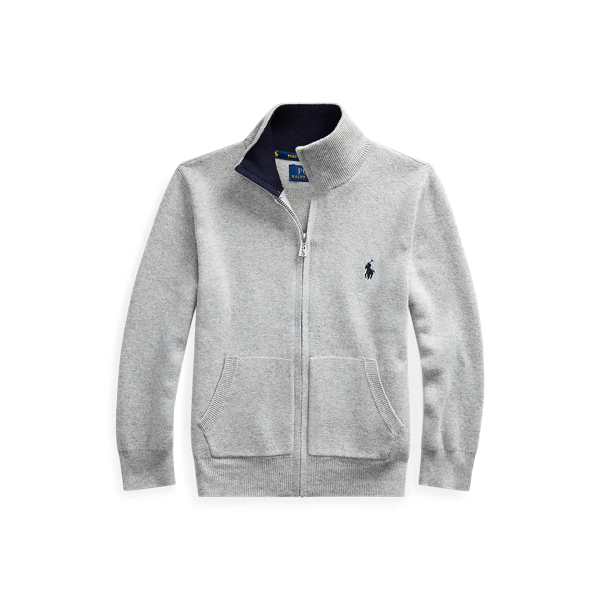 Cotton Full-Zip Jumper Boys 1.5-6 Years 1