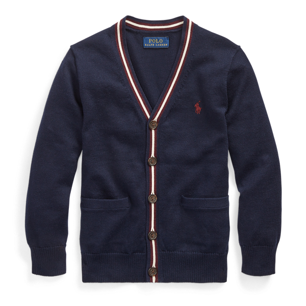 Cotton V-Neck Cardigan