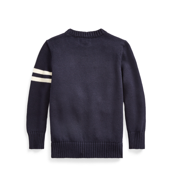 Navy Cotton-Blend Jumper Boys 1.5-6 Years 2