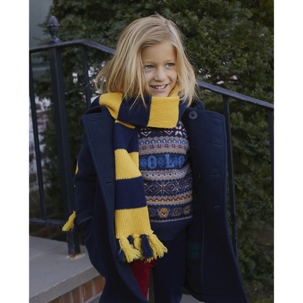 Navy Multi Bear Fair Isle Jumper Boys 1.5-6 Years 3