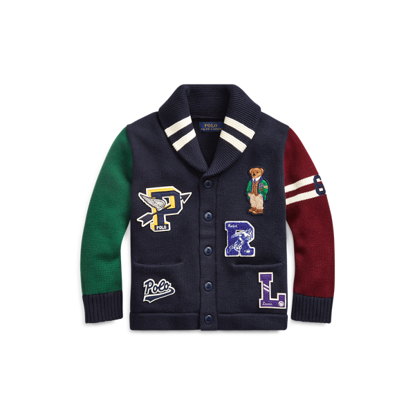 Polo Bear Cotton Cardigan Boys 1.5-6 Years 1