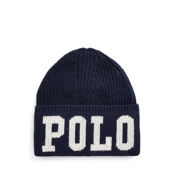 Bonnet Polo en tricot intarsia