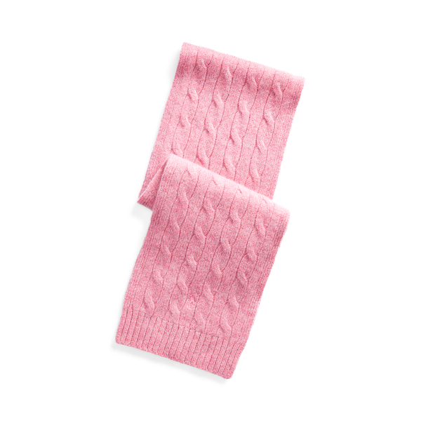 Cable-Knit Wool-Cashmere Scarf Boys 6-14 Years 1