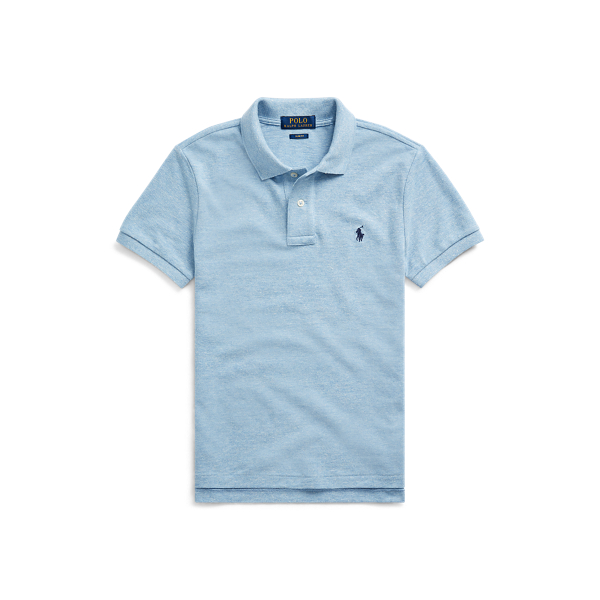Slim Fit Cotton Mesh Polo Shirt Boys 6-14 Years 1