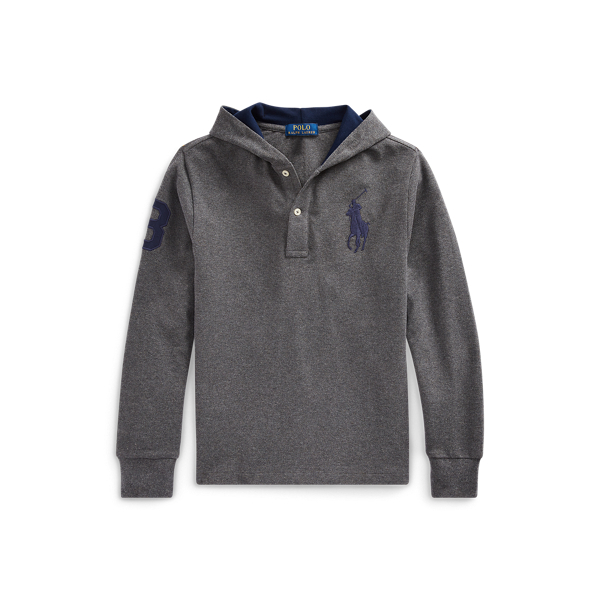 Cotton Mesh Hooded Tee Boys 6-14 Years in 1