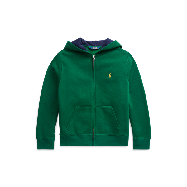 Cotton-Blend-Fleece Hoodie