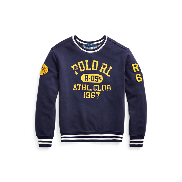 Cotton French Terry Sweatshirt Boys 6-14 Years 1