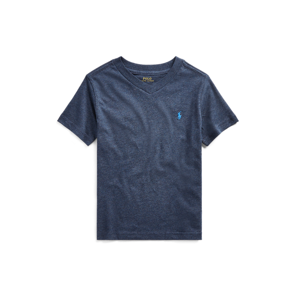 Cotton Jersey V-Neck Tee Boys 1.5-6 Years 1