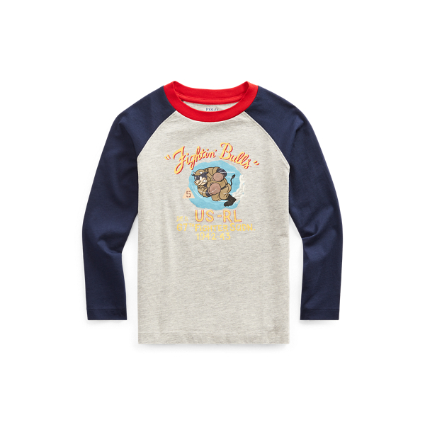 Cotton Graphic Baseball Tee Boys 1.5-6 Years 1