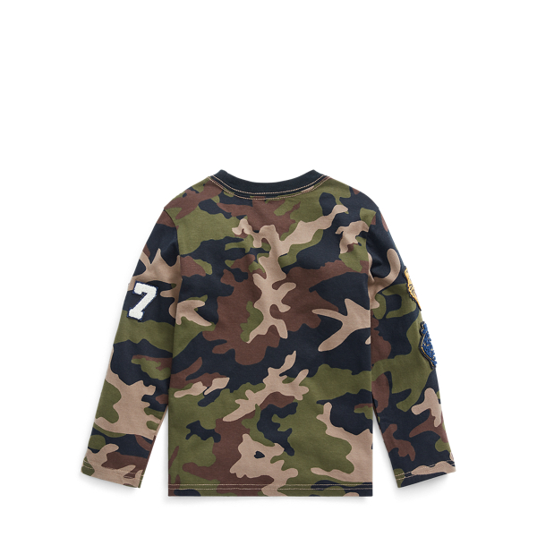 Multi Camo-Print Cotton Jersey Tee Boys 1.5-6 Years 2