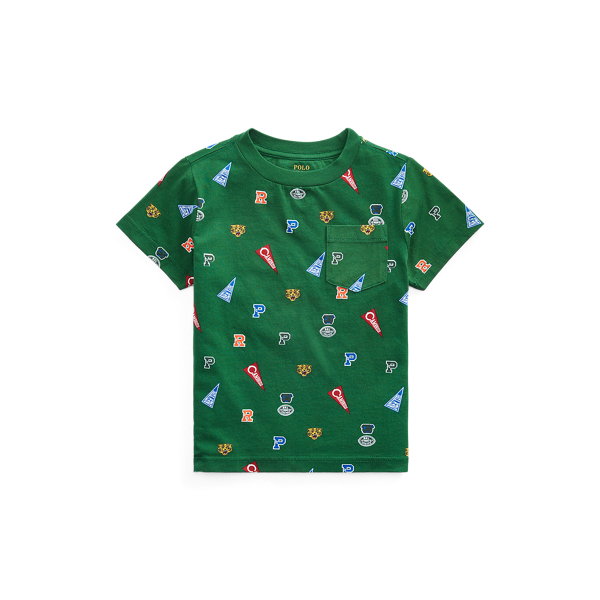 Pennant-Print Cotton Tee Boys 1.5-6 Years em 1