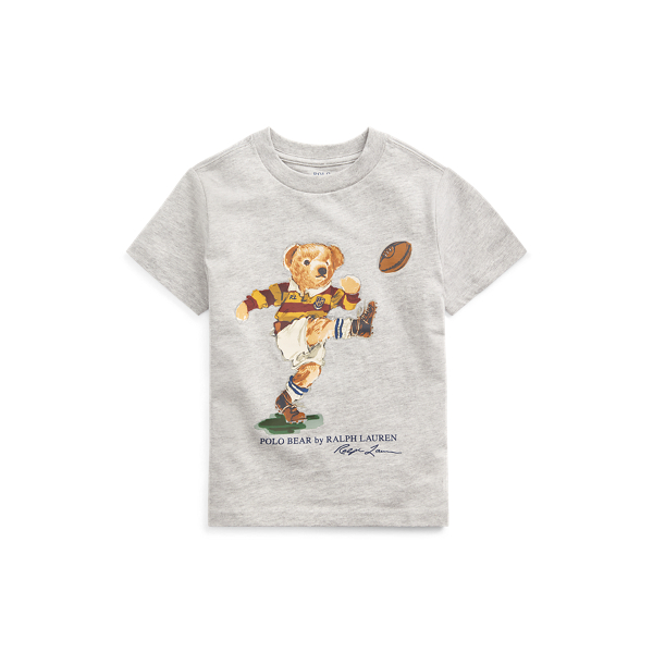 Kicker Bear Cotton Jersey Tee Boys 1.5-6 Years em 1