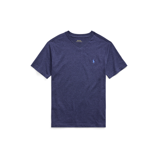Cotton Jersey V-Neck Tee