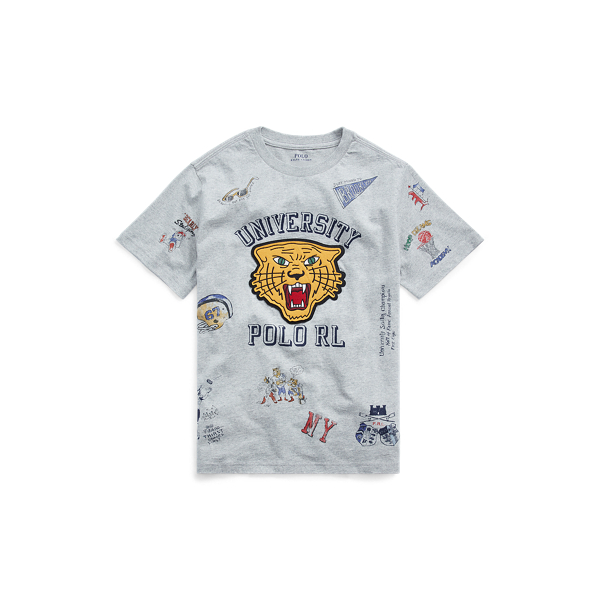 Cotton Jersey Graphic Tee Boys 6-14 Years in 1