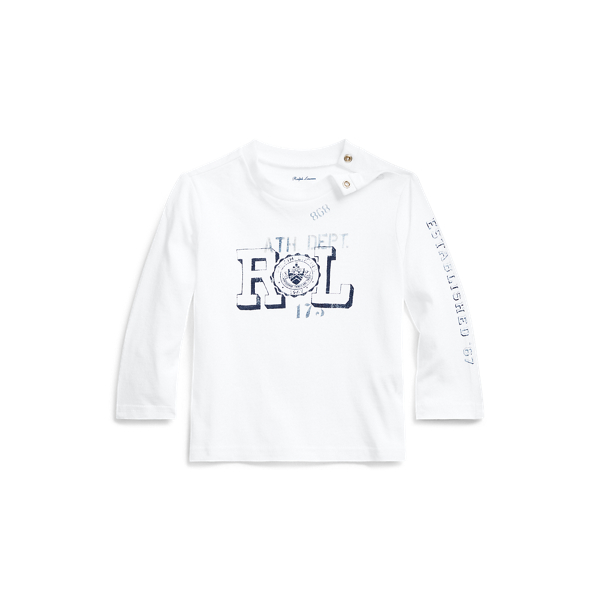 Graphic Long-Sleeve Cotton Tee Baby Boy 1