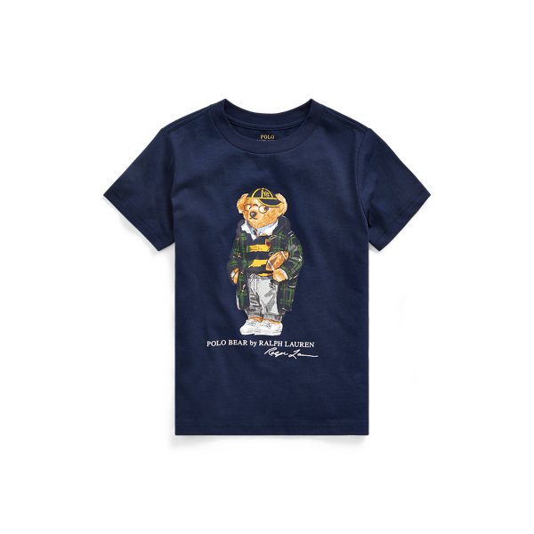 Football Bear Cotton Tee