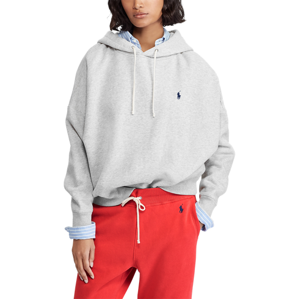 Light Sport Heather Fleece Drawcord Hoodie Polo Ralph Lauren 4