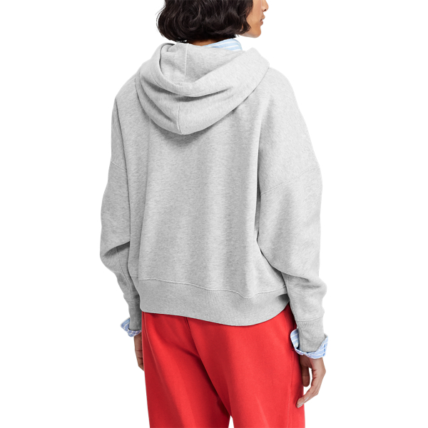 Light Sport Heather Fleece Drawcord Hoodie Polo Ralph Lauren 5